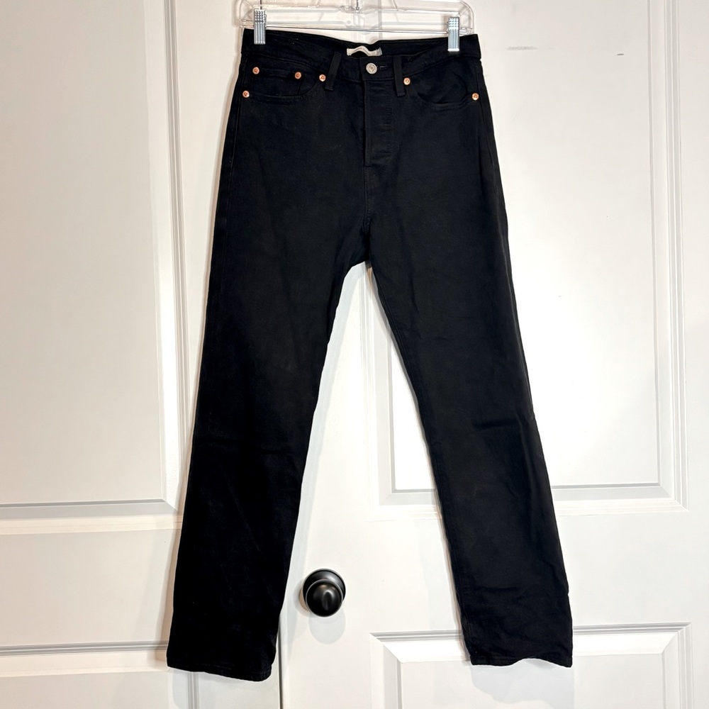 Levi's Black Straight Leg Women's Jeans
